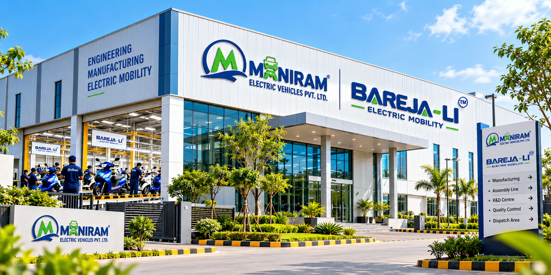 Maniram Electrical Vehicles Pvt. Ltd. premises