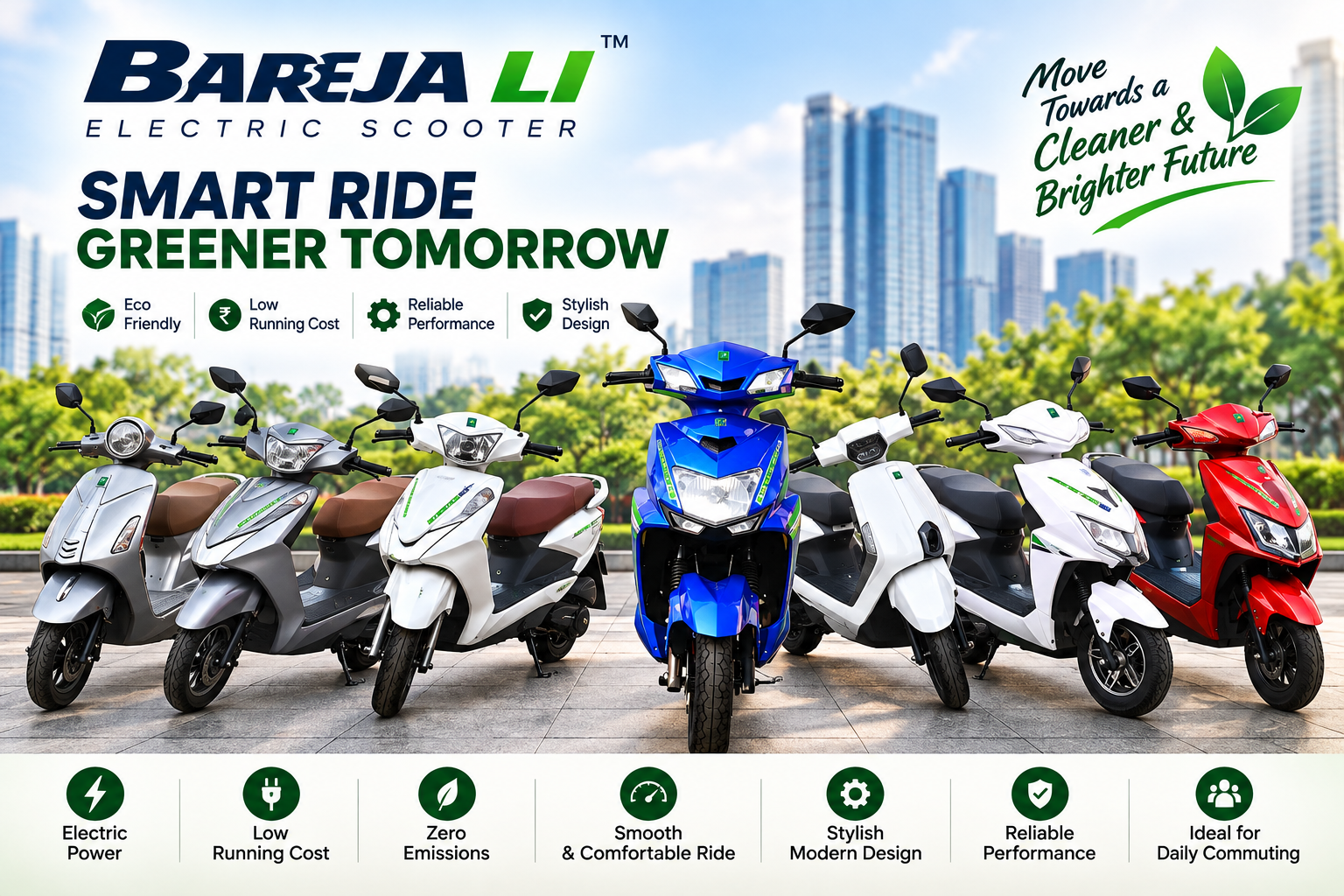 Two Wheeler electric vehicle by Bareja Electric Mobility